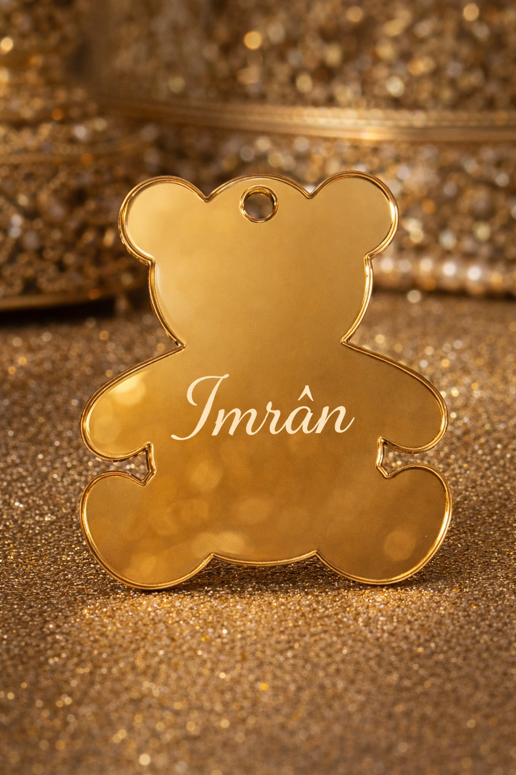 Lot 10 Étiquettes personnalisées - Ourson