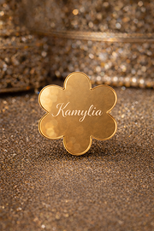 Lot 10 Étiquettes personnalisées - marguerite