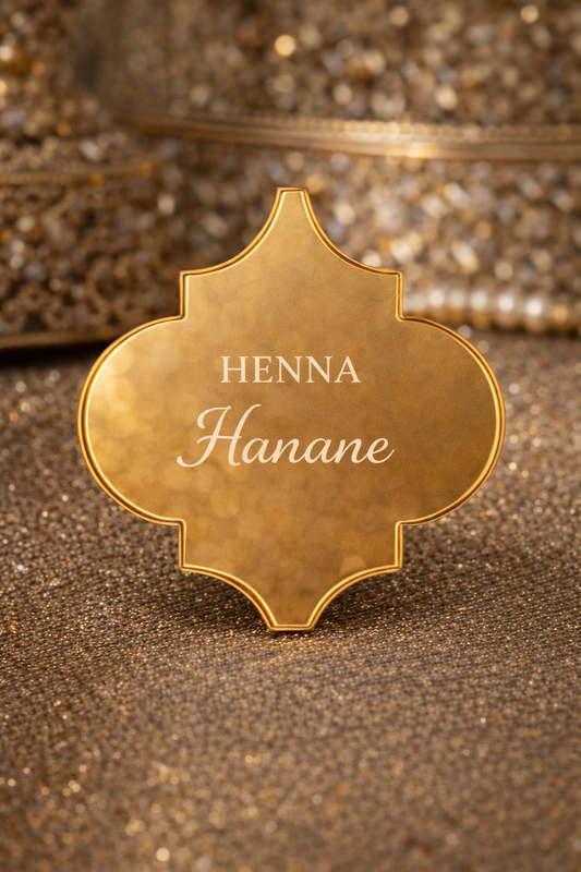 Lot 10 Étiquettes personnalisées - Forme arabesque