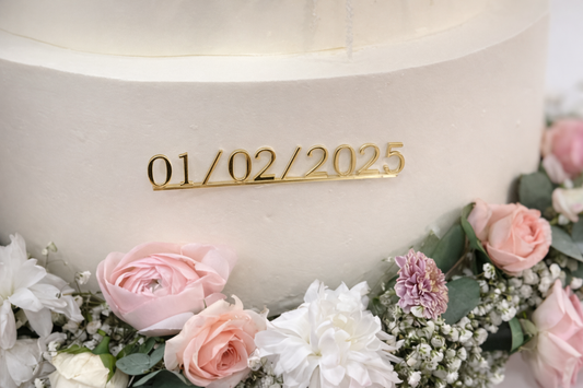 Face ou Cake Topper - Date