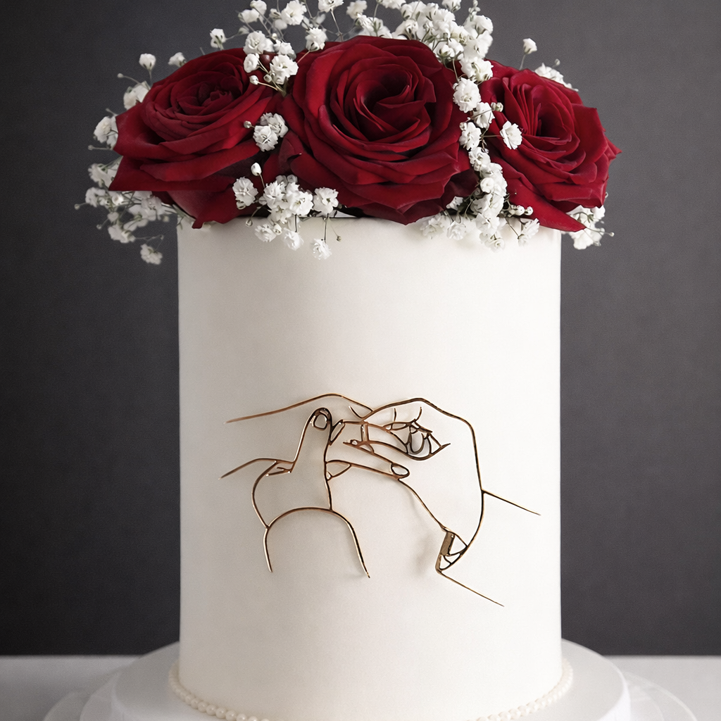 Hände - HOCHZEIT - Gesicht oder Tortenfigur