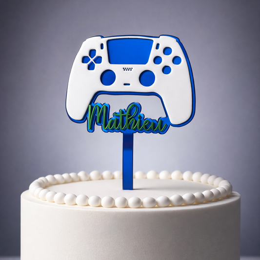 Manette jeux vidéo & prénom