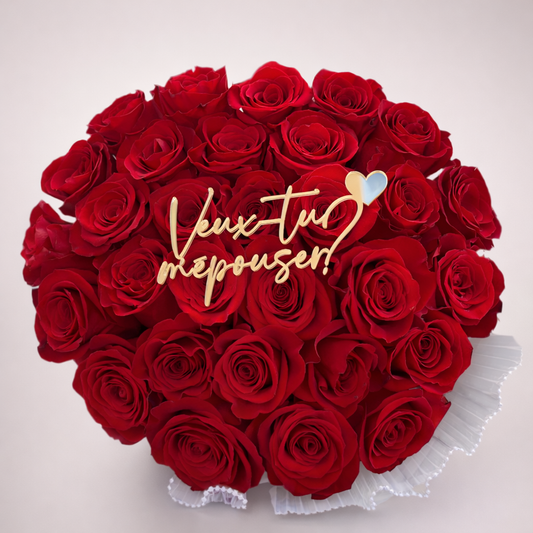 Face Topper Veux tu m’épouser ?