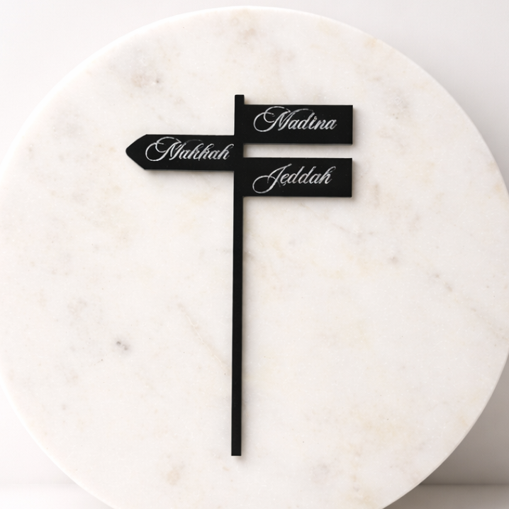 Topper Panneau directionnel - PLEXI