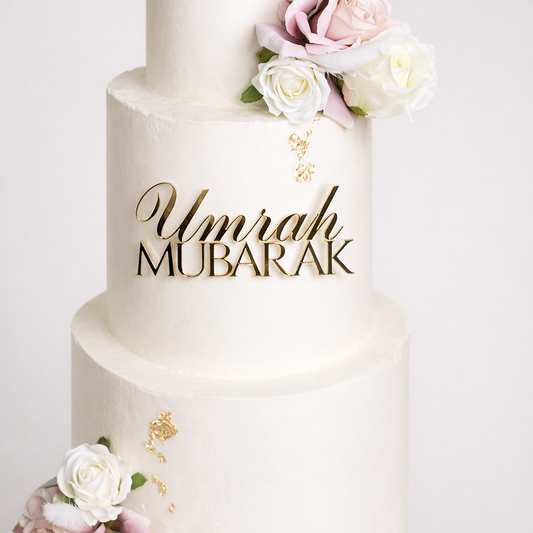 Topper Umrah Mubarak - PLEXI