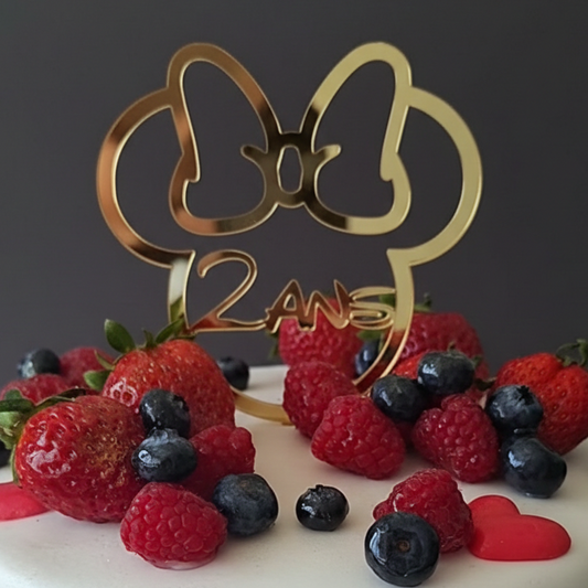 Face ou Cake Topper Souris