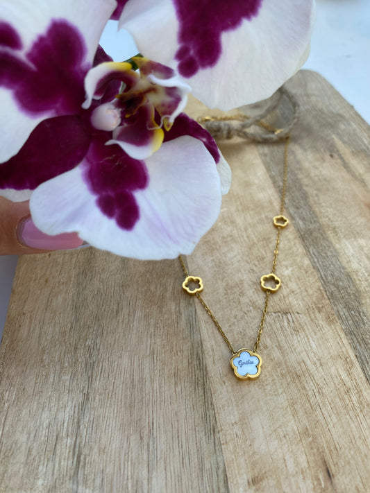 Collier fleurs